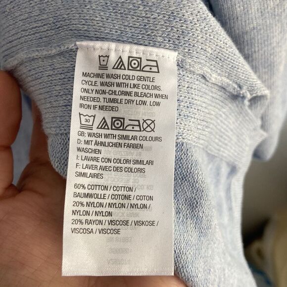 H by Halston light  blue sweater size 3X - Picture 6 of 7